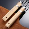 Große Nudelsieb-Schöpfkelle aus Edelstahl & Holz