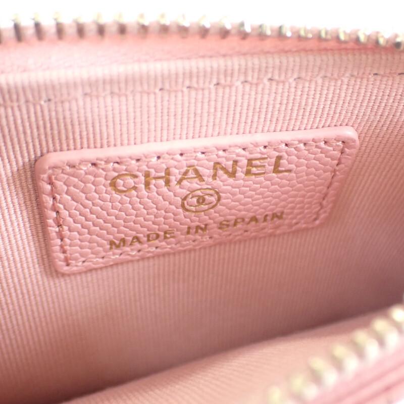 Chanel AP0374 Card Case Pink Women