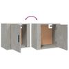 Wall Mounted Nightstands 2 Pcs Concrete Grey 50 X 30 X 47 Cm