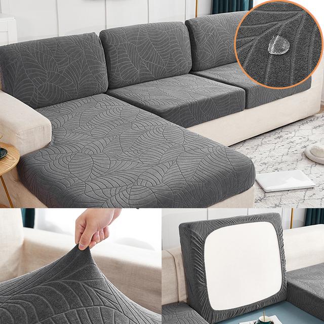 

Жаккардовый чехол высокого качества для дивана, сиденья, защита для мебели для домашних животных, детский эластичный моющийся съемный однотонный чехол Normal 150-190cm