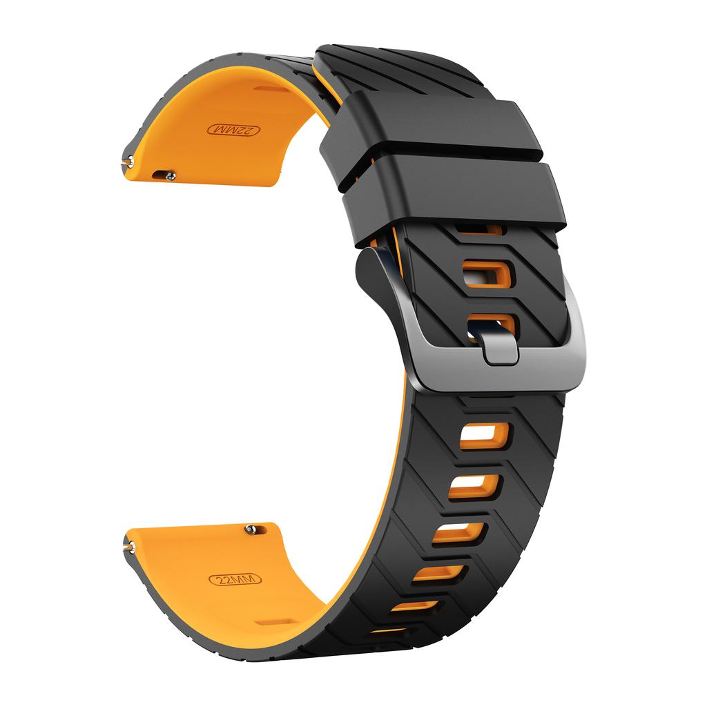 22mm Silicone Strap For Samsung Galaxy Watch3 45mm/Gear S3 Classic Sports Band For Huawei Watch GT 6 pro/GT 6 5 Bracelet Correa