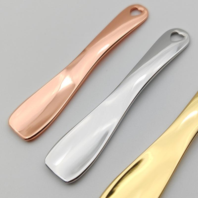 1 piece multi-functional cosmetic excavation spoon facial cream spoon creamer eye cream foundation scraper and spoon