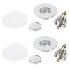 2Pcs Bathroom Sink Stopper Basin Pop Up Sink Drain Strainer Plug for Washbasin Bathroom