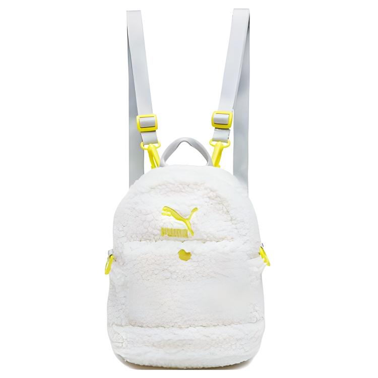 Puma Sherpa Iconic Logo Mini Backpack Unisex Backpacks White 928834-01 White