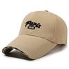 Enlarged And Widened Baseball Cap, Lengthened Brim 10.5Cm Men'S And Women'S Versatile Face Small Embroidered Sunshade Cap