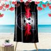RB Leipzig Print Beach Towel, Large Soft Quick Dry Towel for Beach Camping Swimming