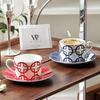 WOOCH Exquisite Ceramic Cup and Saucer Gift Set