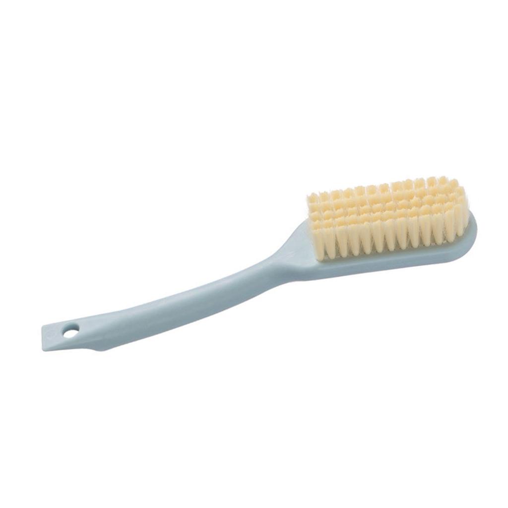 Long Curved Handle Shoe Brush Multifunctional Hanging Hole Shoes Washing Brush for Sneaker