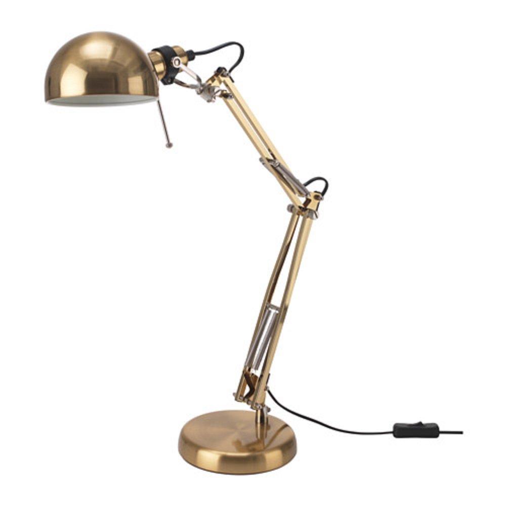 IKEA FORSA Work Lamp, Brass (604.035.22)
