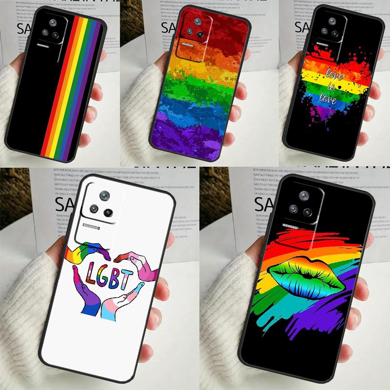 Gay Lesbian LGBT Rainbow Pride Case For Xiaomi 14 13 Ultra 12 Lite 11T 12T 13T Pro POCO M6 X3 X5 X6 Pro F3 F5 M5s Cover