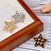 10pcs Metal Button Sewing Clothing DIY Craft Fashion Decorative Star Shaped Sweater Button Clothes Accessories