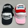 Neue coole Street Hip Hop Buchstaben bunte Netz-Baseballkappen für Männer und Frauen, Baumwolle, Sommer, verstellbar, atmungsaktiv, Snapback Sportkappen