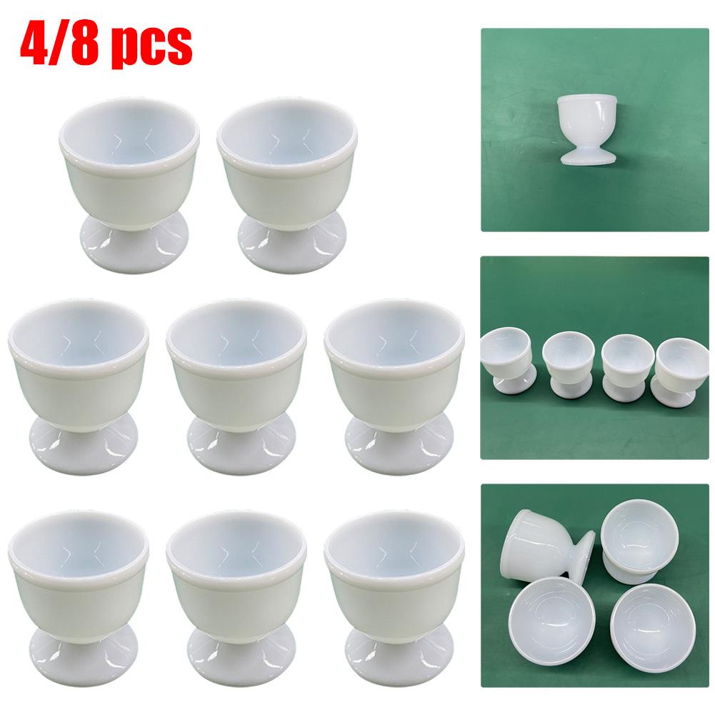 Brand New Kitchen Egg Cup 4 / 8 Pcs Accessories Egg Scoop