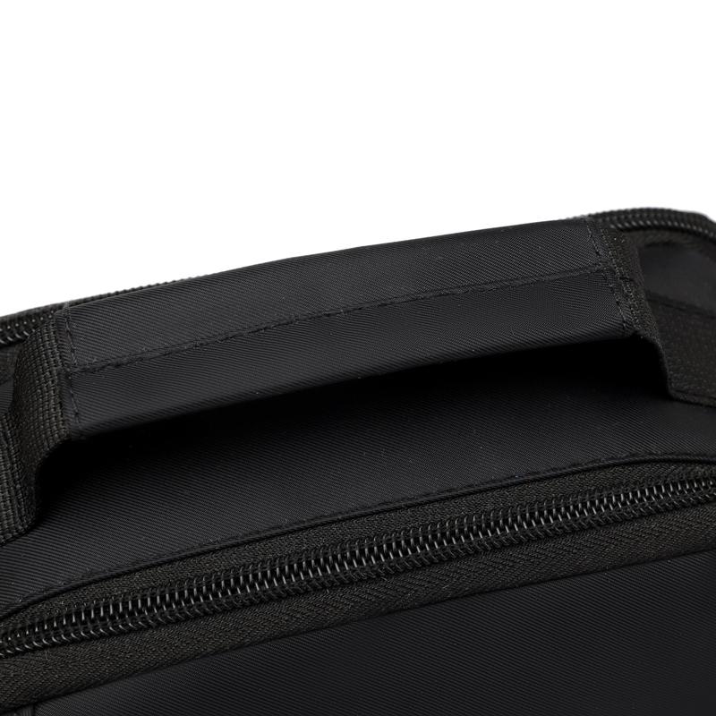 Borsa a Spalla Quadrata Sportiva da Uomo - Borsa a Tracolla Resistente a Lati Morbidi Stile College con Tasche Multifunzionali
