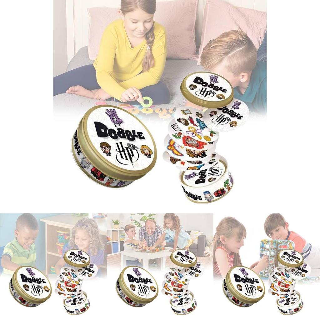 Spot It Rodinná karetní hra Zábava pro všechny věkové kategorie Poutavá vizuální párovací hra pro děti