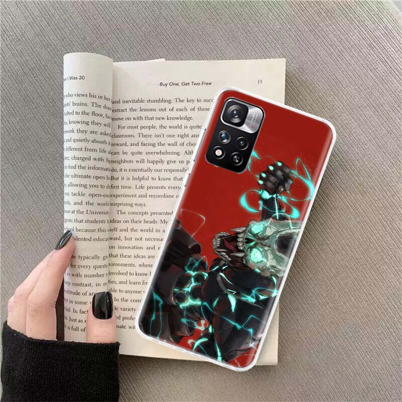 Kaiju Nr. 8 Anime Handyhülle Für Redmi Note 13 12 Pro Plus 14 15 Pro 5G 11 11T 11E 11S 10 Pro 10S 9 9S Hülle Handy Klar TPU Capa