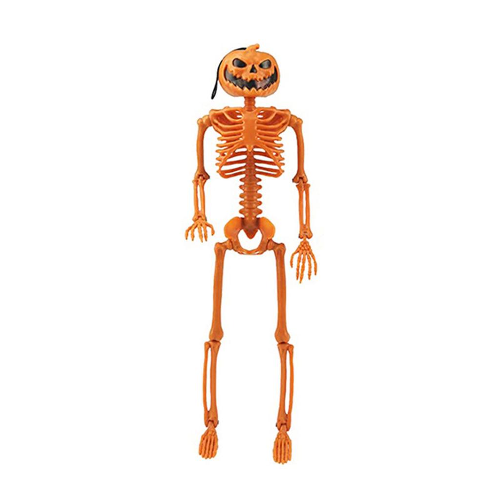Halloween Poseable Human Skeleton Full Life Size Props Party Decor