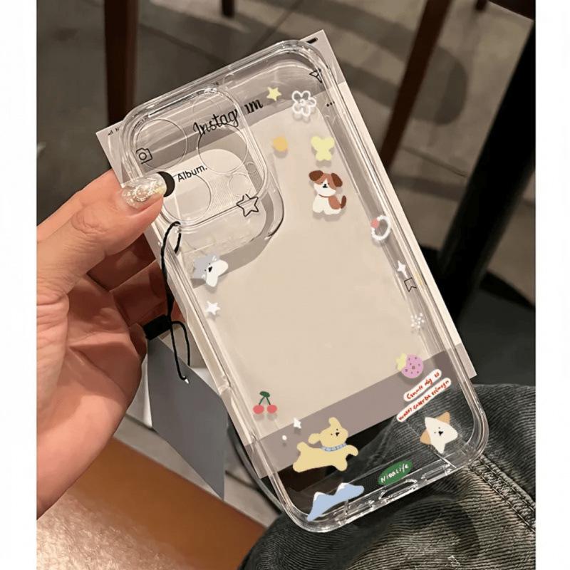 

Чехол Hana Hana Puppy для iPhone 17 Pro Max, 16, 14, 13 и 12 - Мягкий чехол, нишевый дизайн Apple 13