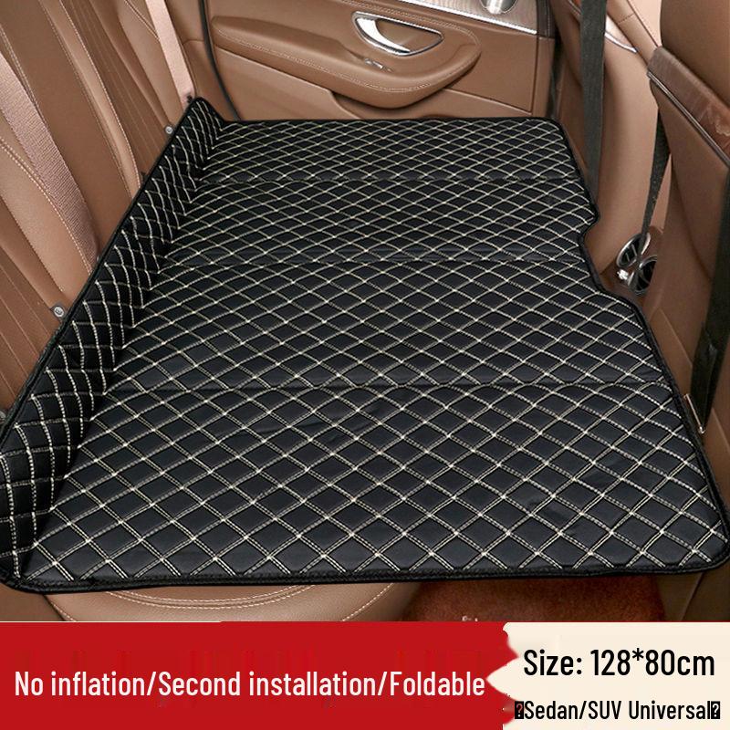 Car Mat Foldable Rear Seat Bed for Pets - Inflatable Travel Mattress
