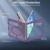 For iPhone 18 Fold iPhone Ultra Magnetic Wireless Charging Clear Phone Case For Magsafe With Lens Protection Shockproof Cover
