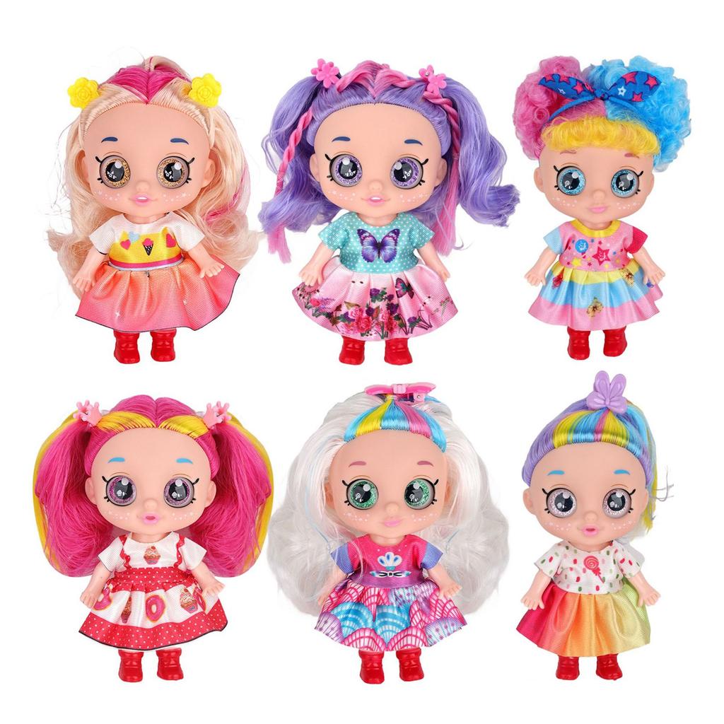 Sweetheart Doll Vinyl Doll 5D Eyes With Headwear Toy