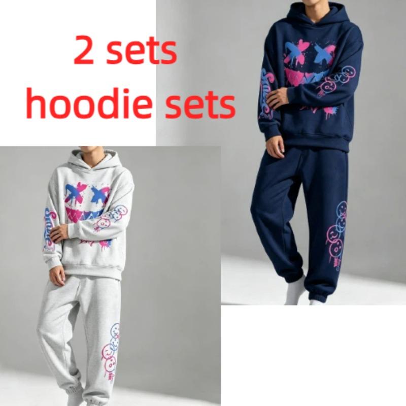 Felpa per Bambini con Stampa Graffiti Lettera Felice Giorno Sorriso Street Hip Hop Felpa con Cappuccio Felpe alla Moda Abbigliamento Vintage per Ragazzo Ragazza