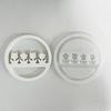 Circular Shaped Silicones Molds for Making Gypsum Decorations, Epoxy Resin Casting