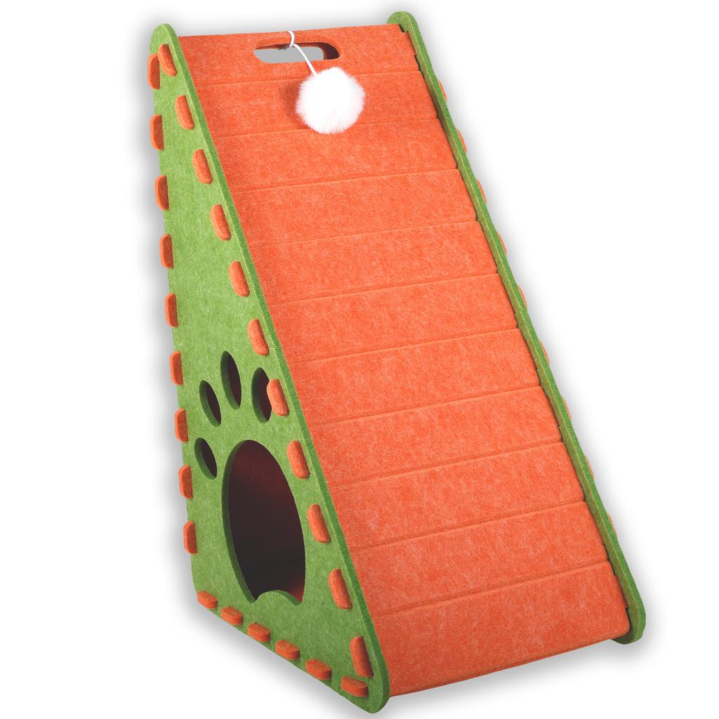 Felt Cloth Cat Scratcher Vertical Cat Pet Scratch Board Toy Kitten Felt Bed Non-shedding Climbing Mat Wear-Resistant