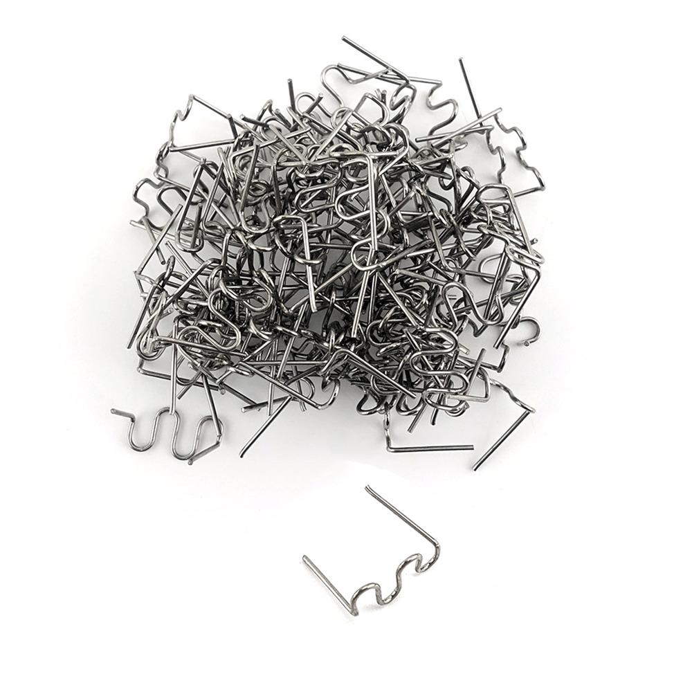 

Горячий степлер для ремонта пластика, скобы для ремонта бампера, кузова, 0,8 мм, S-волна, горячий степлер 1000pcs