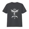 Gothic Christian Holy Spirit Dove Cross Print Casual Streetwear T Shirt Vintage Washed Breathable Stylish Designer Clothes