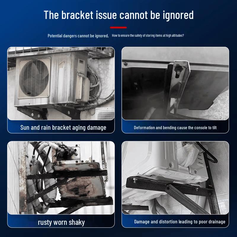 Thickened Stainless Steel AC Outdoor Unit Bracket