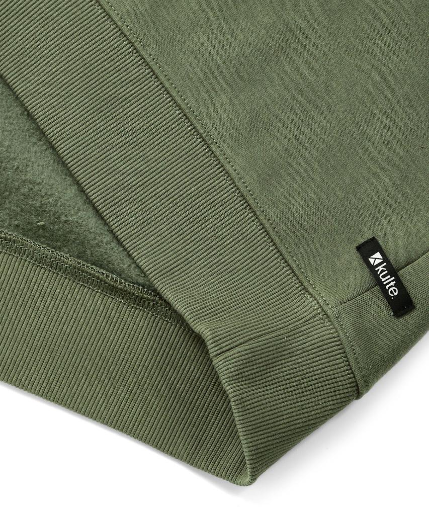 KULTE Authentic Boucle Crewneck Khaki