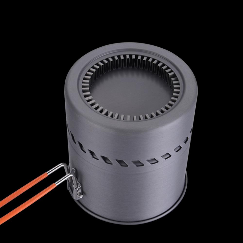 1,5/2,1L Υπαίθριο Κάμπινγκ Ταξιδεύοντας Πεζοπορία Heat Collection Κατσαρόλα Μαγειρικά σκεύη