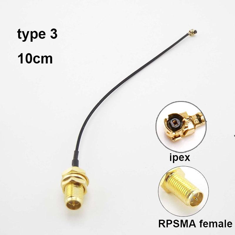 

5 шт. SMA гнездо - RP SMA гнездо - uFL/u.FL/IPX/IPEX UFL RG1.13 мм Антенный ВЧ паяный кабель IPX Удлинительный разъем WiFi Пигтейл q1 5pcs Type 3