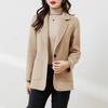 Autumn New Double-sided Wool Short Small Suit Coat Slim-fitting High-end Small Woolen Coat Women