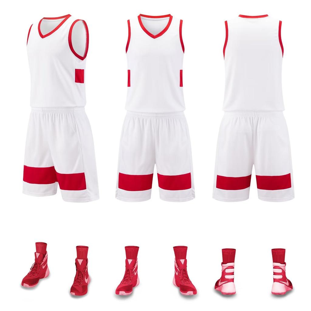 Basketbalový oblek Mužský tým Uniforma Studenti Letní zápas Trénink Sport, Dětská vesta Basketbalový oblek