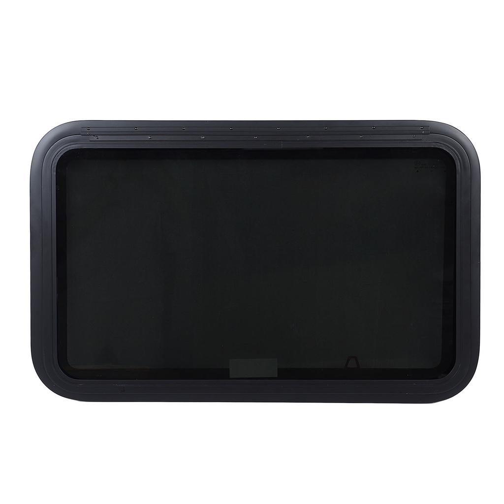 RV Emergency Window 914 X 559mm Tempered Glass Push Out Exit Window with Support Rod and Mounting