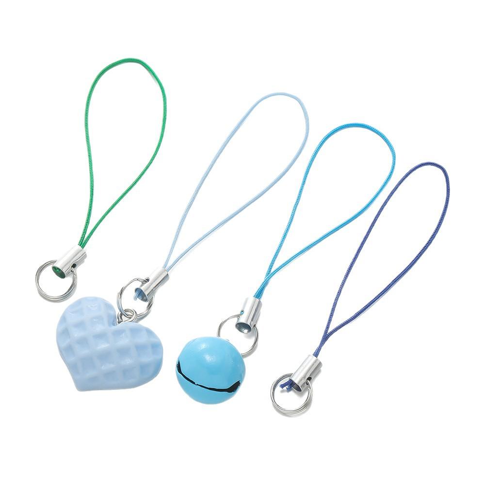 Mobile Set Charms for DIY Jewelry Accessories 50pcs Strap Charm Cord Lanyard Strap Cords Lobster Clasp Rope Keychains Hooks