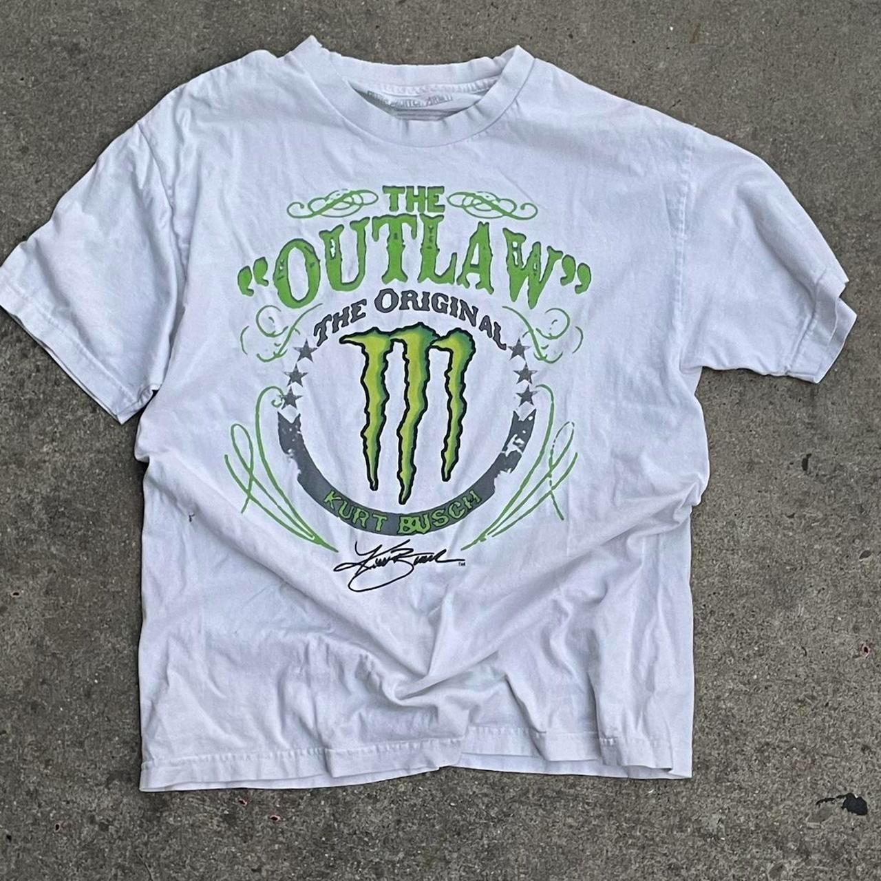 Паническая кнопка Курт Буш Изгой Monster Energy Графическая унисекс футболка S-5XL XXL
