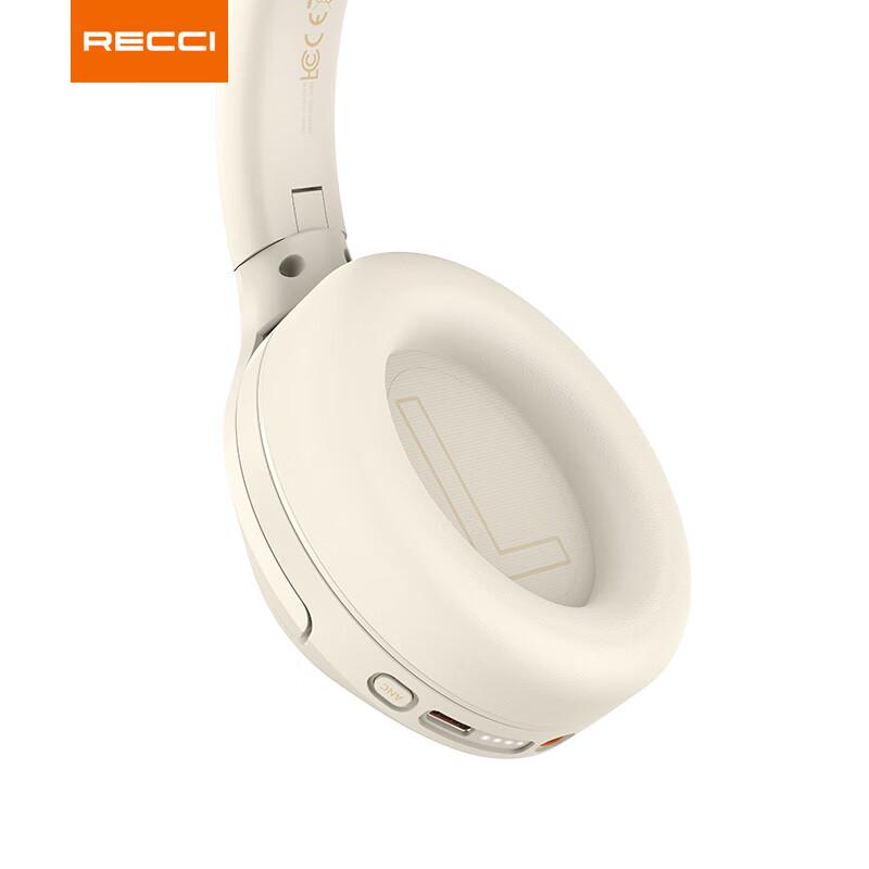 Recci REP-W86 Active Noise Cancelling Over-Ear Wireless Headphones