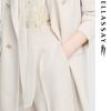 ELLASSAY Women's High-Waisted Button Slacks