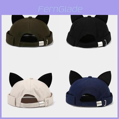 Cotton Mesh Hat With Cat Ears For Summer Casuals And Sun Protection