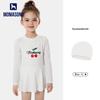 Women's Long Sleeve Skirt Swimsuit & Girls' Cute Conservative Swimwear Set