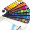 Opvouwbare aquarelverfset met waterkwastpen, 18/24/36/42 kleuren, aquarelpigment, vaste verfpigmentenset voor studenten