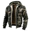 Men's Winter Camouflage Outdoor Hooded -Lined Jacket