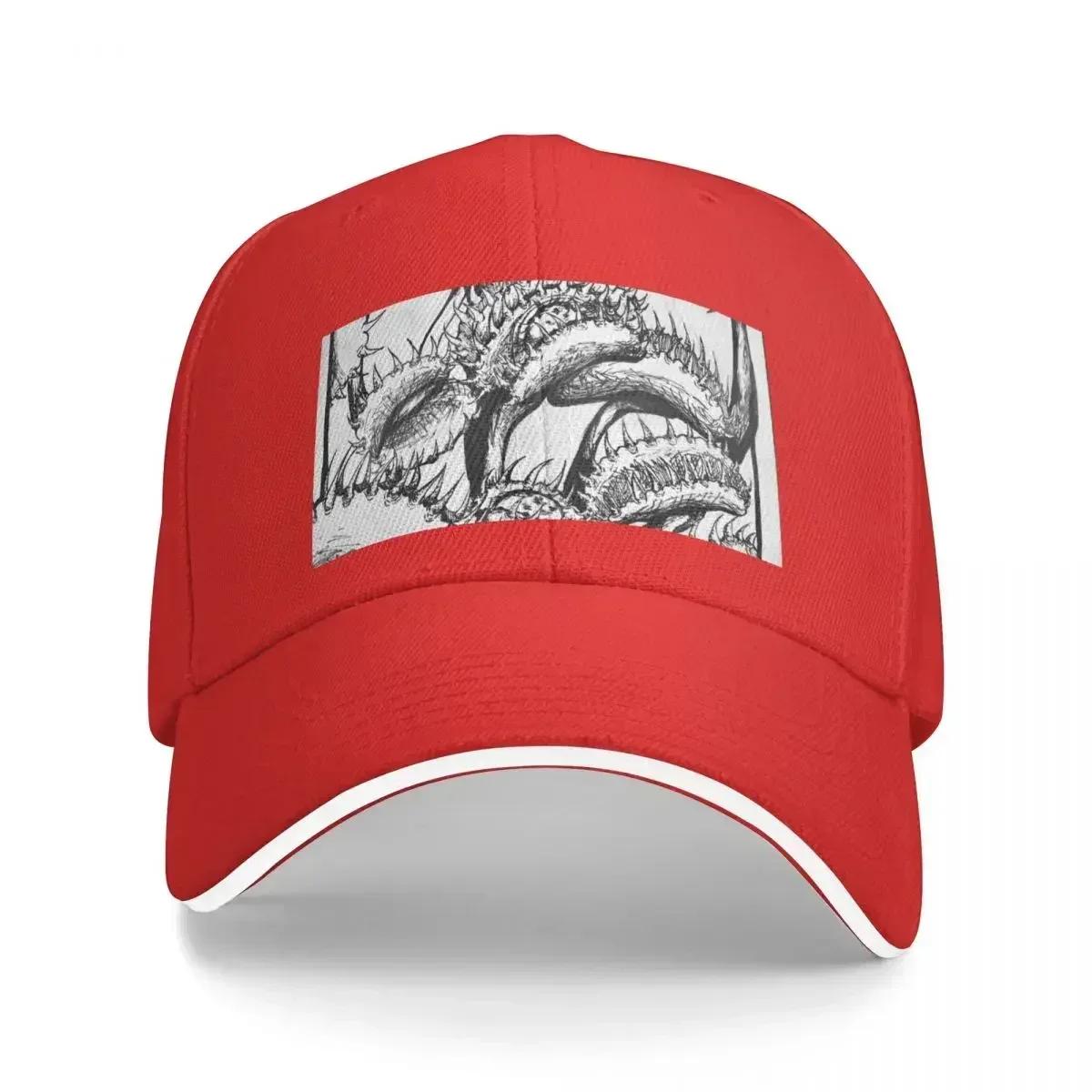 Venus fly trap bw Baseball Cap summer hat Anime Hat Hat Baseball Cap Womens Beach Unisexs