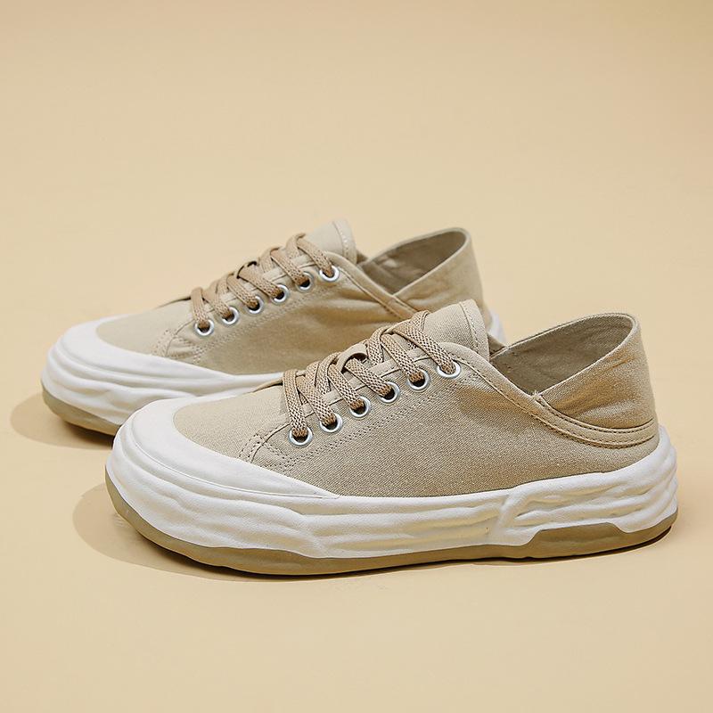 Две парусиновые туфли женские летние новые растворяющиеся толстые сетчатые красные — фото 10