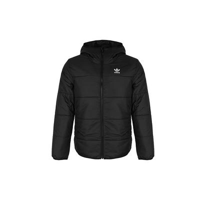 Originals Veste chaude à capuche rembourrée couleur unie pour homme Veste Noire ED5827