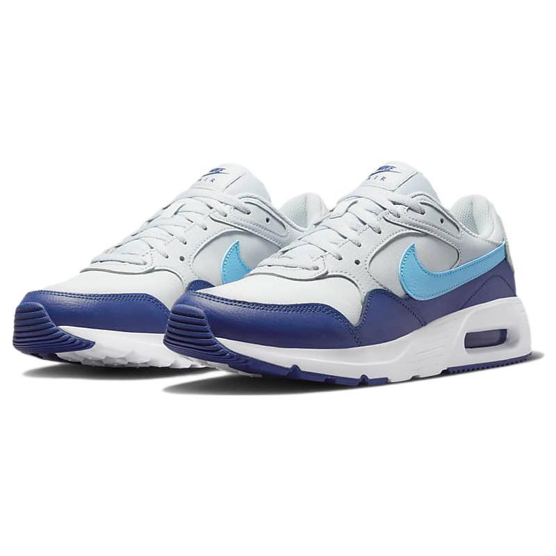 New Nike Air Max Sc 'Pure Platinum Racer Blue' CW4555-012