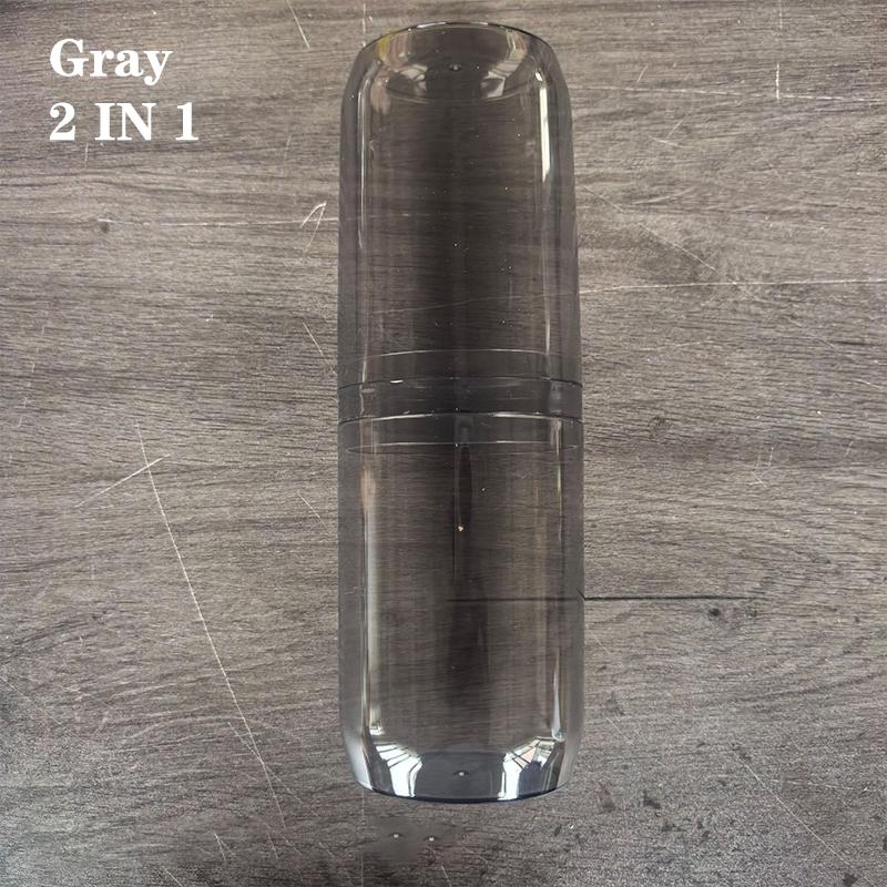 

Коробка для хранения зубных щеток на 2/4 стакана, портативный стакан для полоскания рта, коробка для хранения зубной пасты, дорожные туалетные принадлежности, портативный стакан для зубной щетки 2 in1